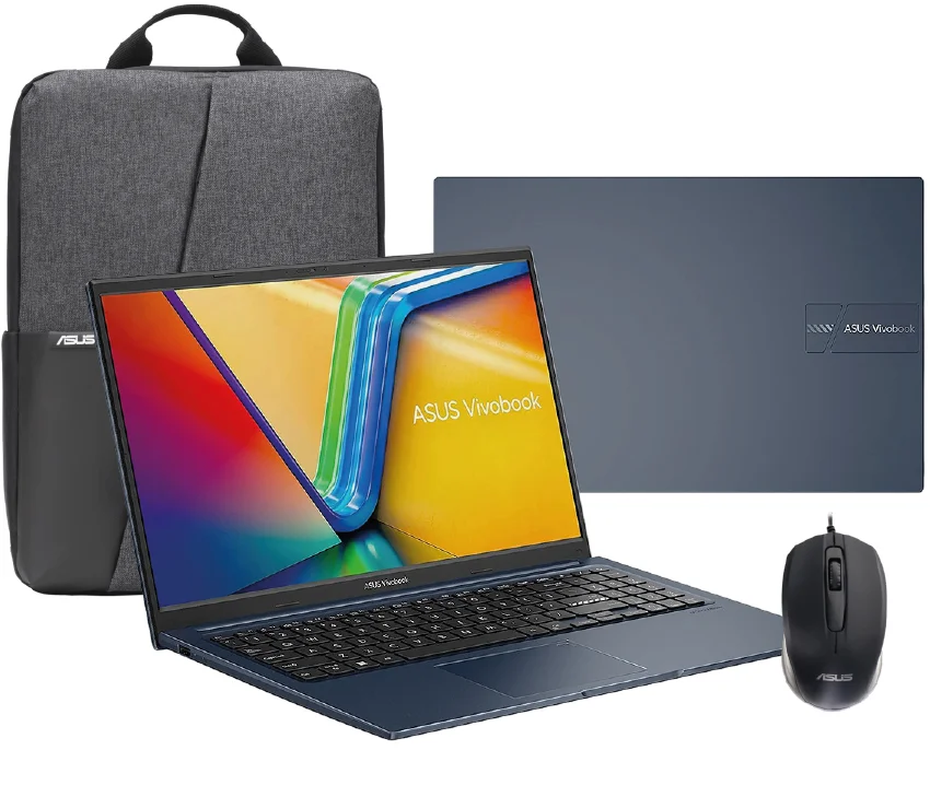LAPTOP ASUS VIVOBOOK 15 X1504VA-BQ5428 INTEL CORE 7 150U 16GB DDR5 512GB SSD 15.6" FHD NO OS BLUE + MOUSE - Imagen 2