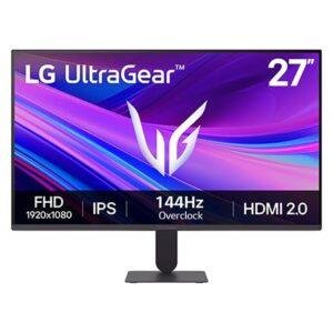 MONITOR GAMER LG ULTRAGEAR 27" IPS FHD 144Hz 1ms 27G411A-B