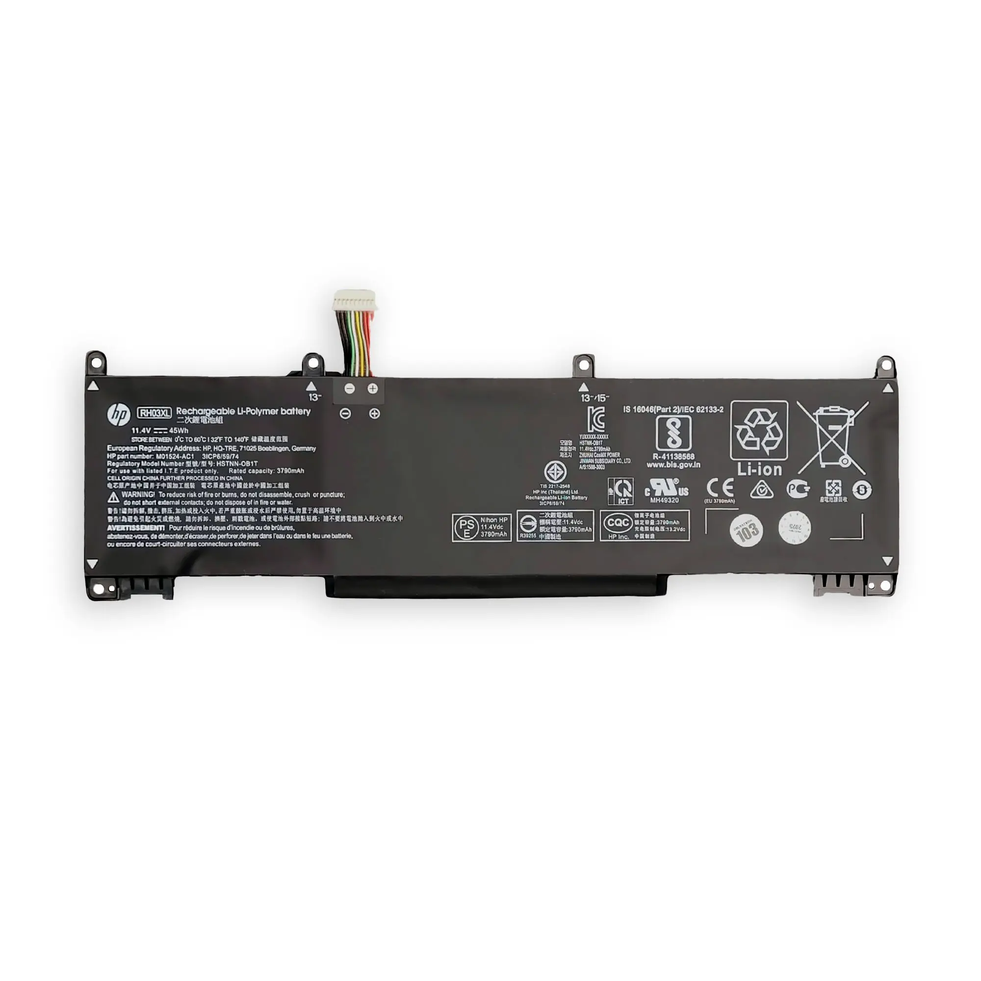 BATERIA PARA HP RH03XL 11.4V 3550mAh